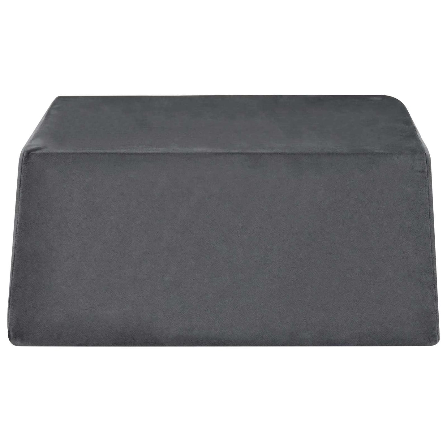 vidaXL Μαξιλάρι Ποδιών 63 x 52 x 19 εκ Σφιχτό PU Αφρός Γκρι