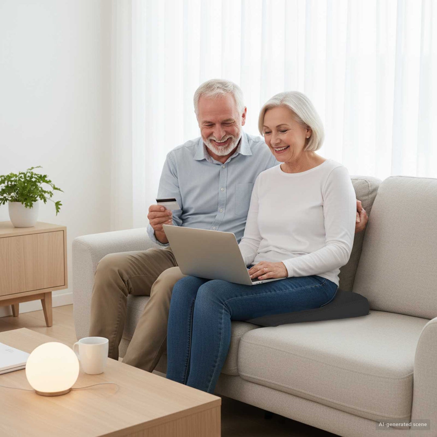 vidaXL Μαξιλάρια Καθίσματος Μαύρο 39 x 38 x 8,5 εκ PU Αφρός