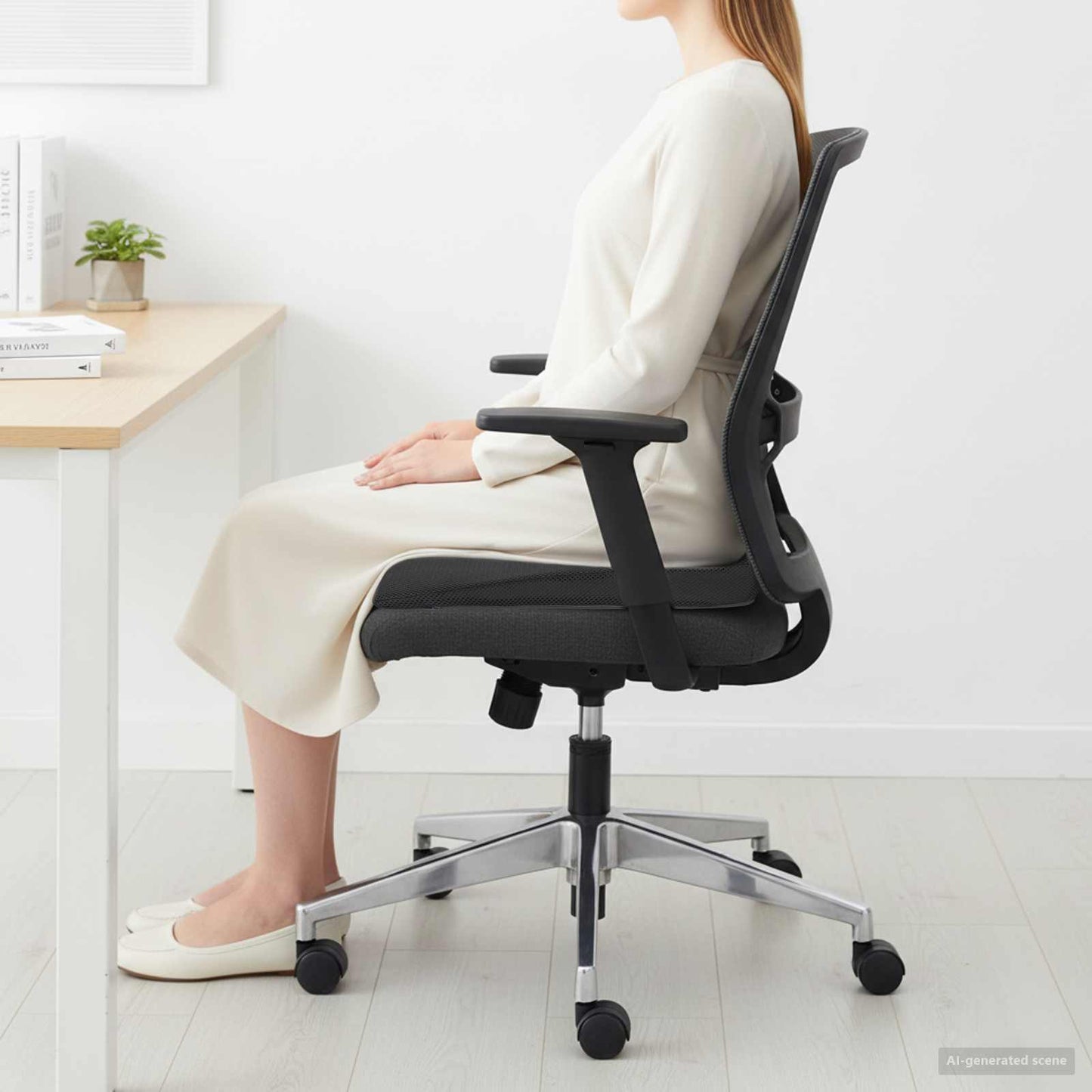 vidaXL Μαξιλάρια Καθίσματος Μαύρο 39 x 38 x 8,5 εκ PU Αφρός