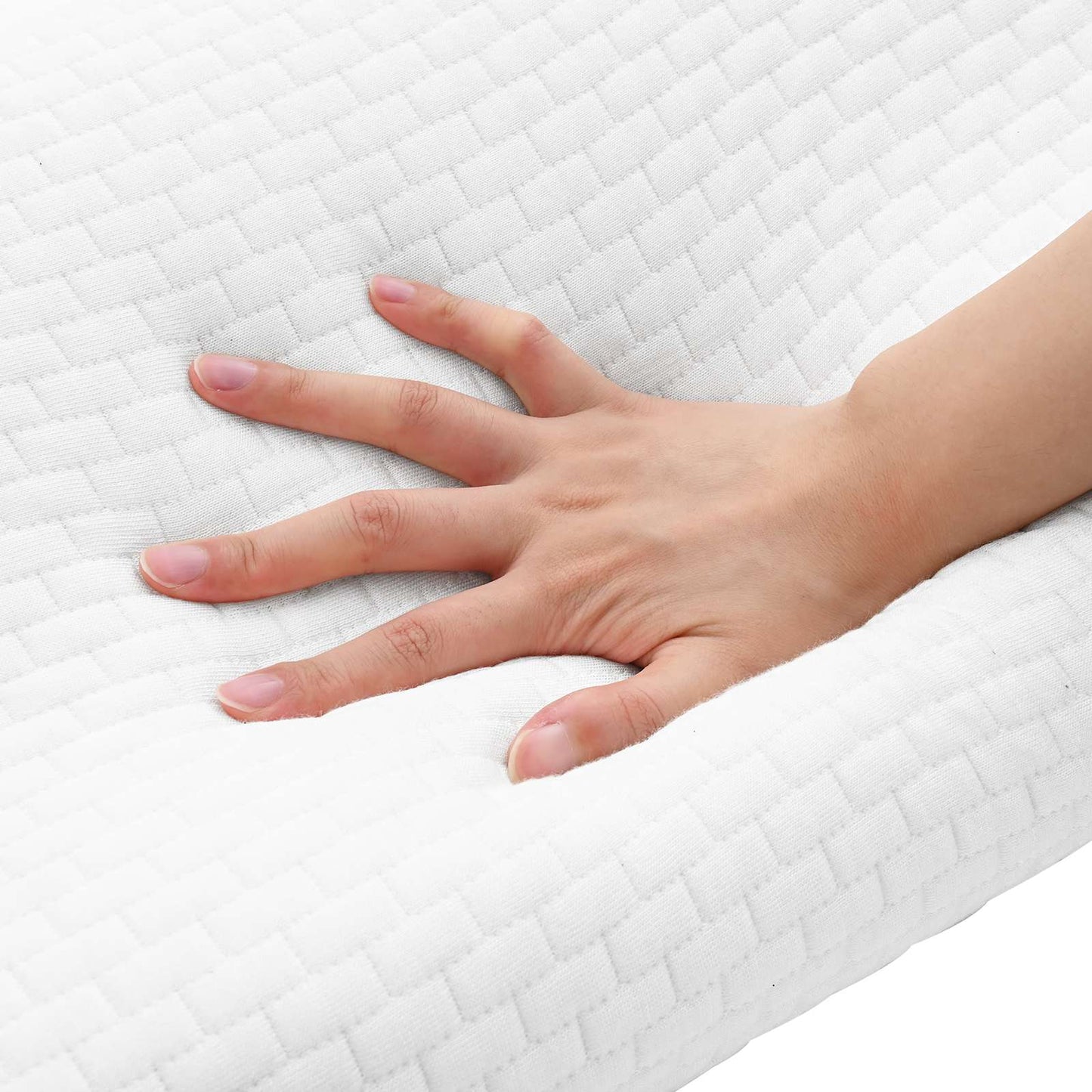 vidaXL Μαξιλάρι Ύπνου 57 x 37 x 11,5 εκ. Μεσαίο Αφρός Μνήμης Λευκό
