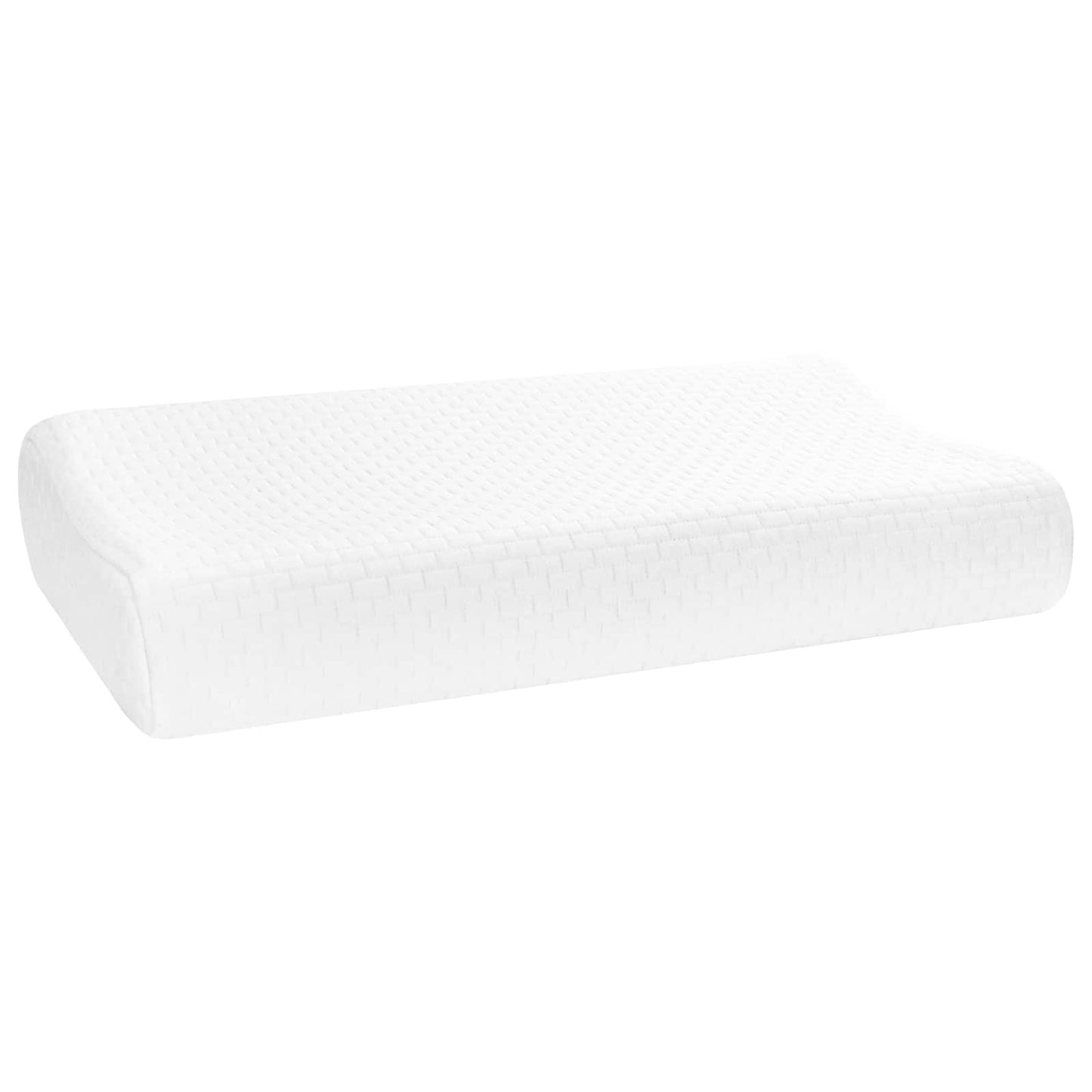 vidaXL Μαξιλάρι Ύπνου 57 x 37 x 11,5 εκ. Μεσαίο Αφρός Μνήμης Λευκό