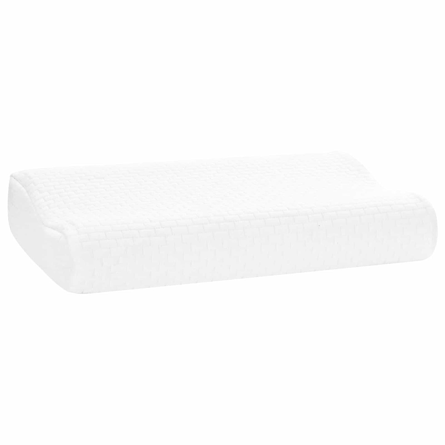 vidaXL Μαξιλάρι Ύπνου 50 x 30 x 10,5 εκ Μεσαίο Αφρός Μνήμης Λευκό
