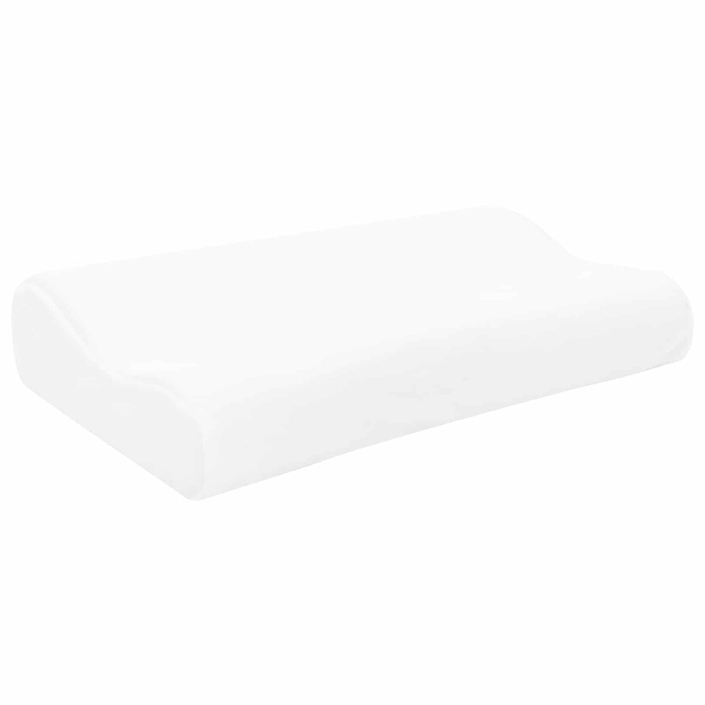vidaXL Μαξιλάρι Ύπνου 50 x 30 x 10,5 εκ Μεσαίο Αφρός Μνήμης Λευκό