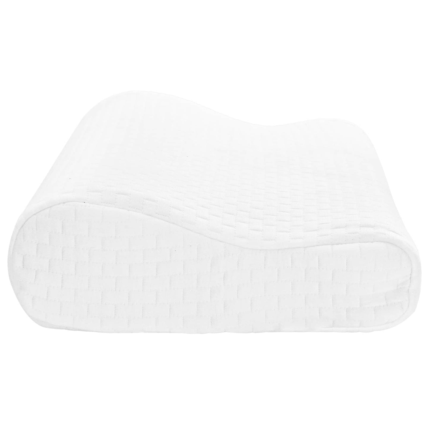 vidaXL Μαξιλάρι Ύπνου 50 x 30 x 10,5 εκ Μεσαίο Αφρός Μνήμης Λευκό