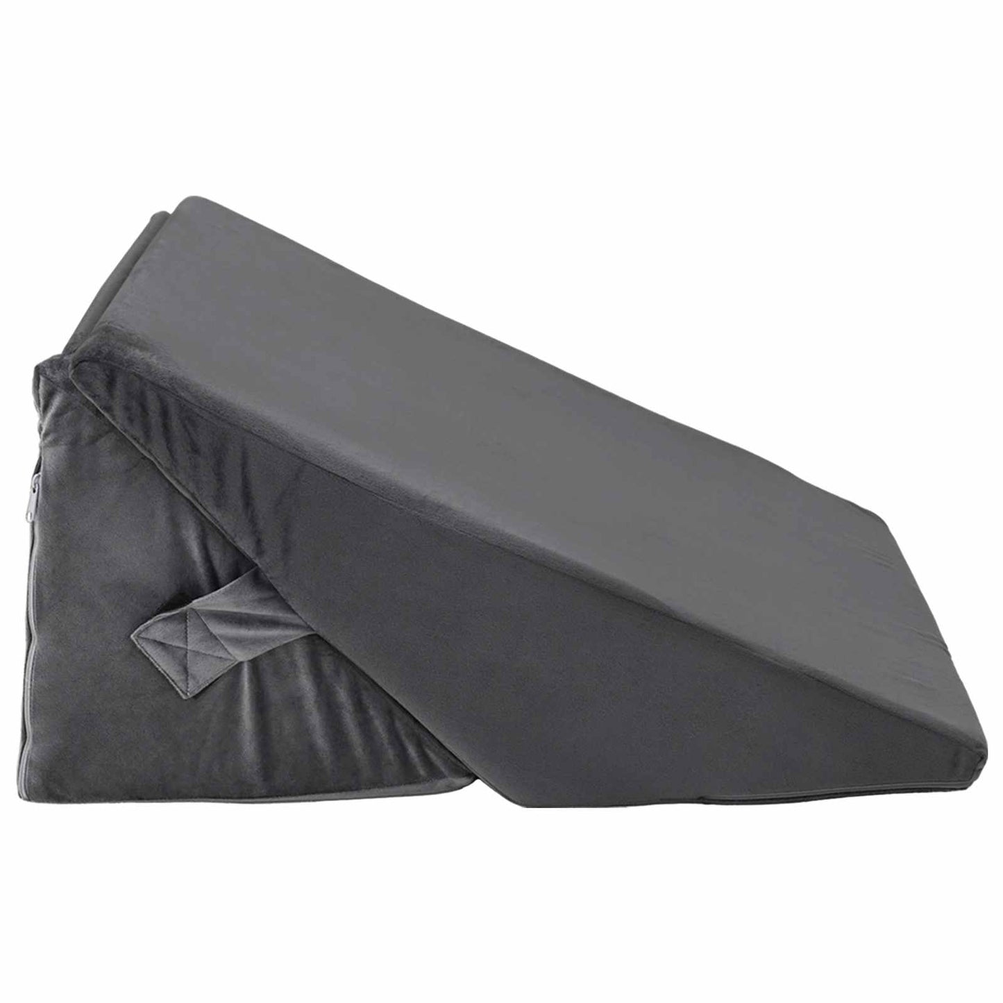 vidaXL Μαξιλάρι Γωνίας Γκρι 55 x 55 x 26 εκ. Αφρός Μνήμης
