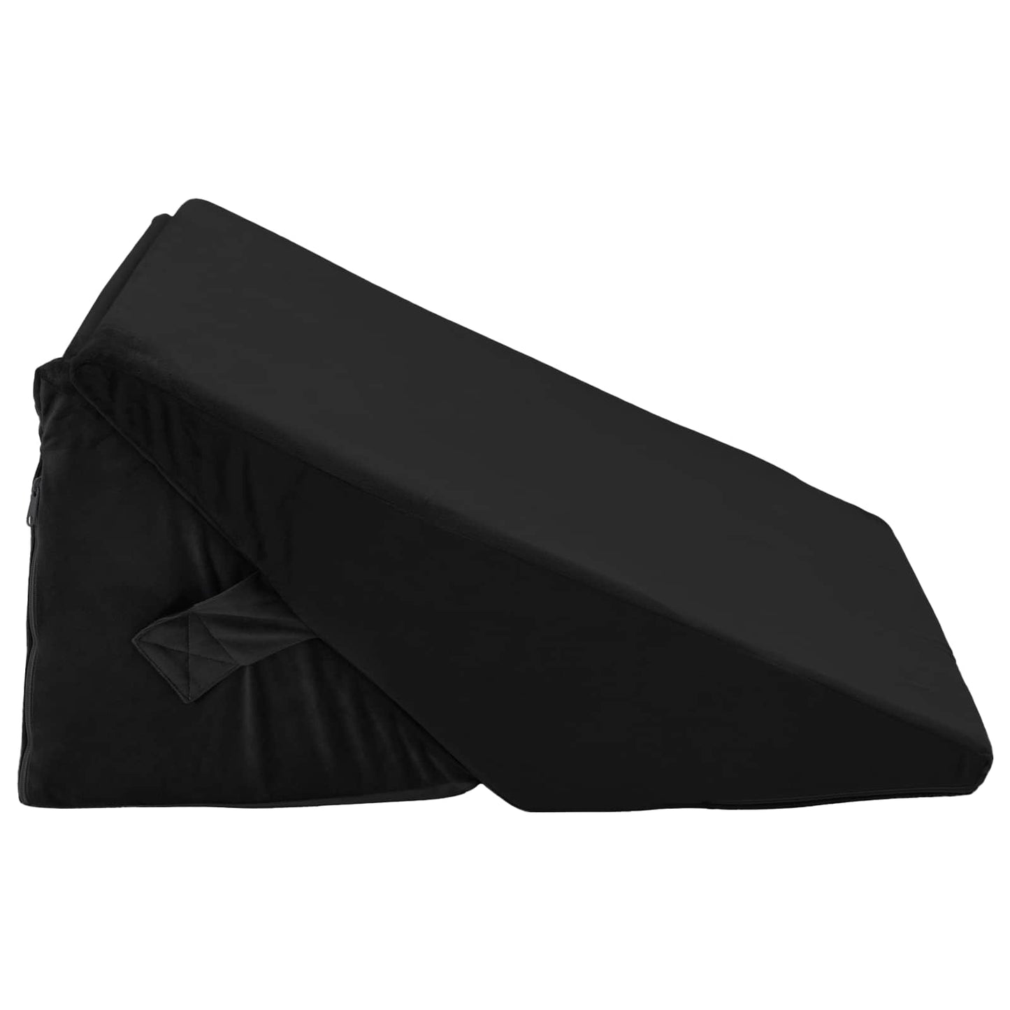 vidaXL Μαξιλάρι Γωνίας Μαύρο 55 x 55 x 26 εκ. Αφρός Μνήμης