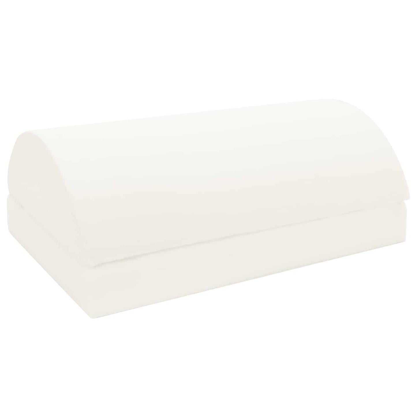 vidaXL 44 x 29 x 17 εκ. Σφιχτό PU Αφρός Μαύρο