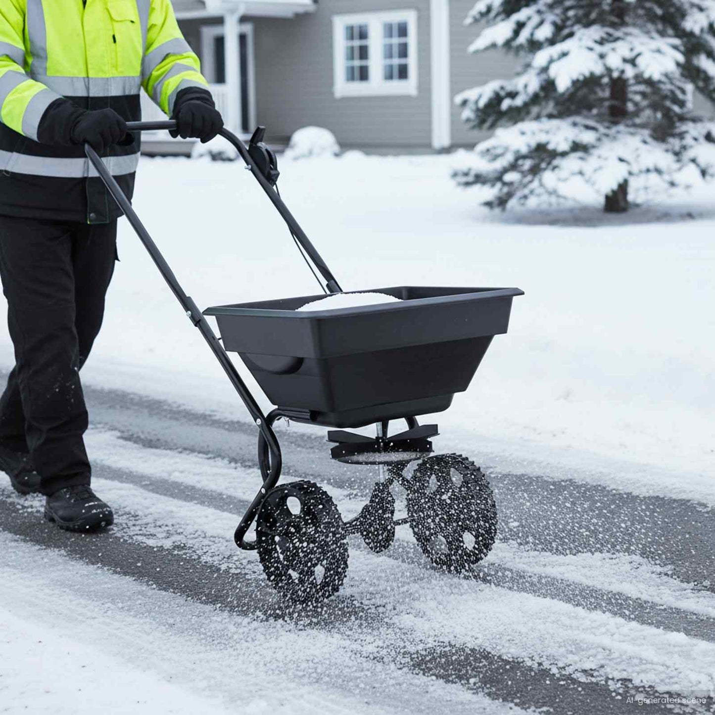 vidaXL Διασκορπιστής Μαύρο 47 x 82 x 75 εκ PVC και Ατσάλι