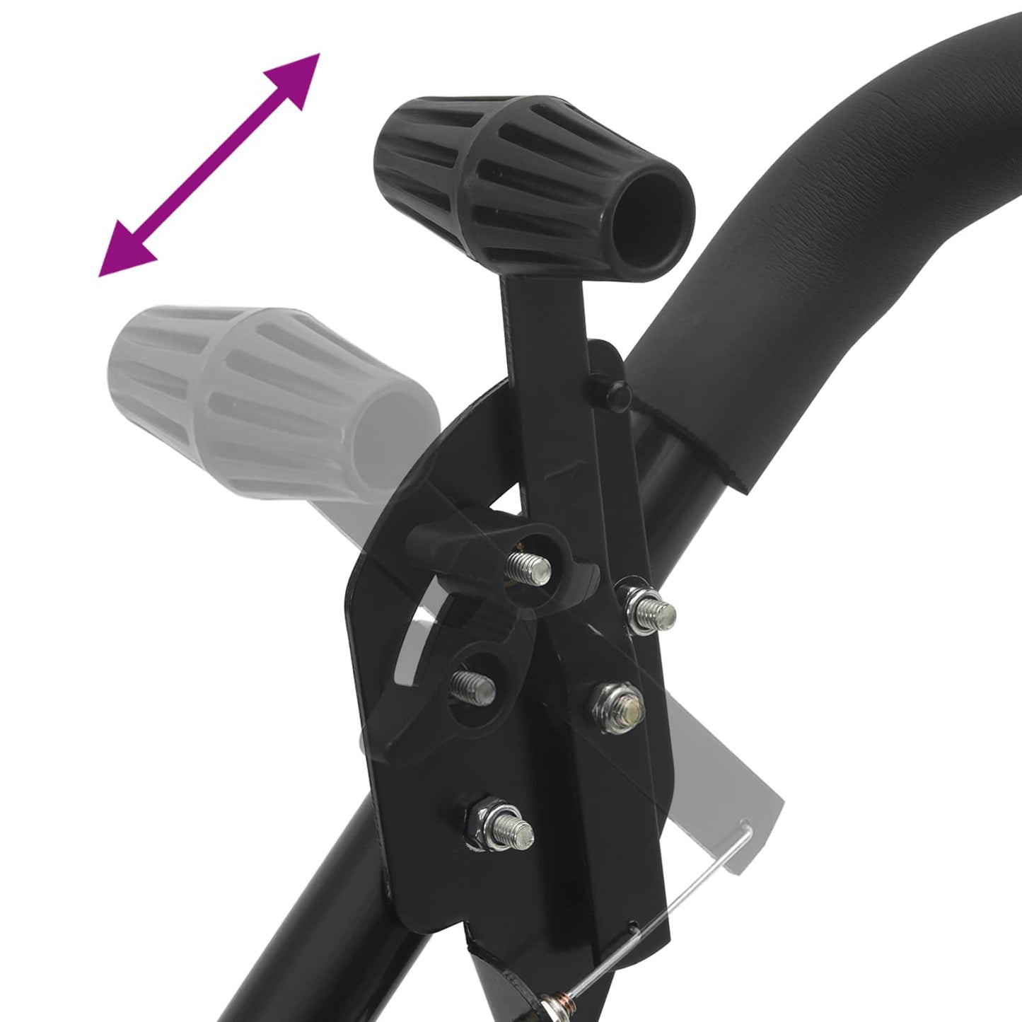 vidaXL Διασκορπιστής Μαύρο 53 x 81,5 x 78 εκ PVC και Ατσάλι