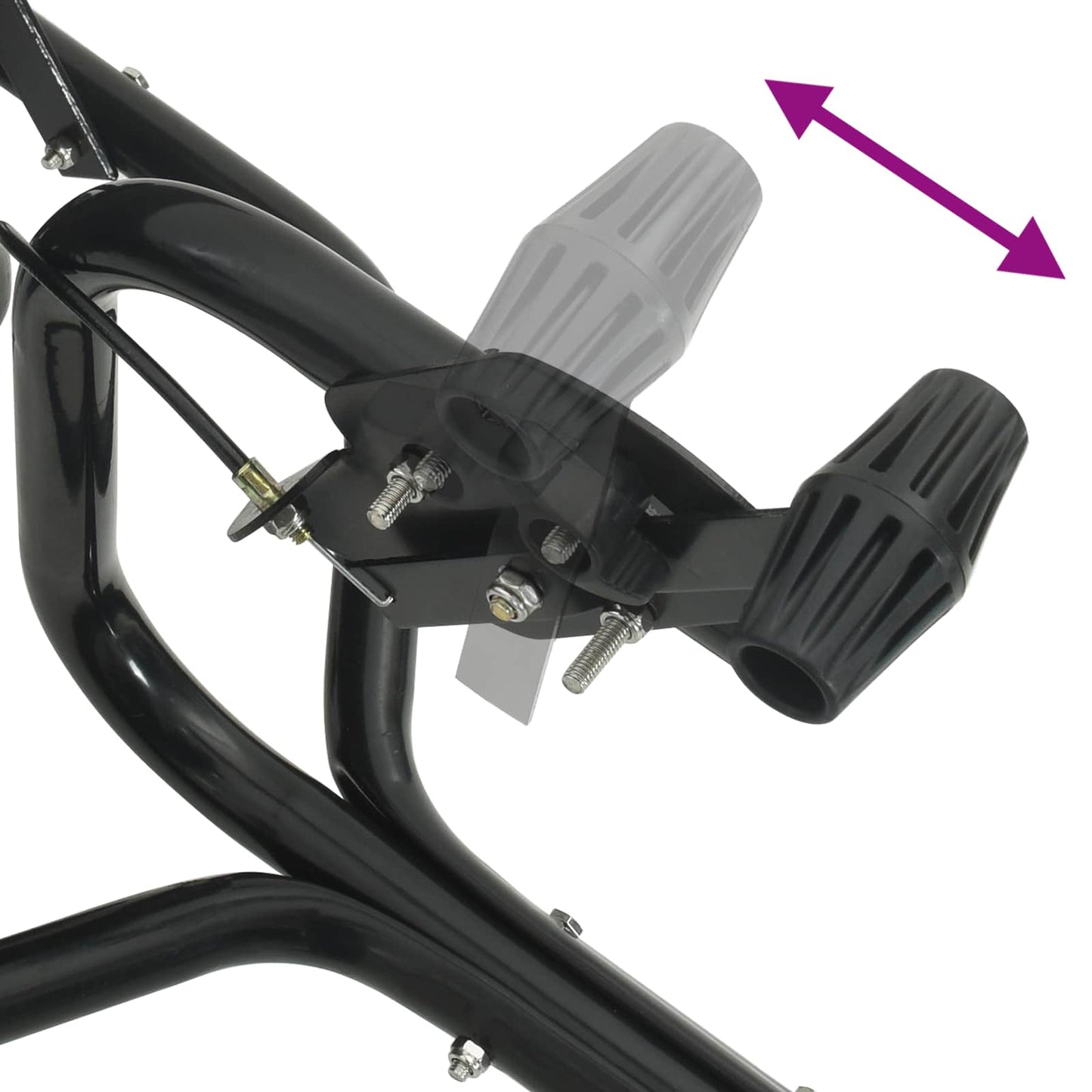 vidaXL Διασκορπιστής Μαύρο 53 x 108 x 74 εκ PVC και Ατσάλι