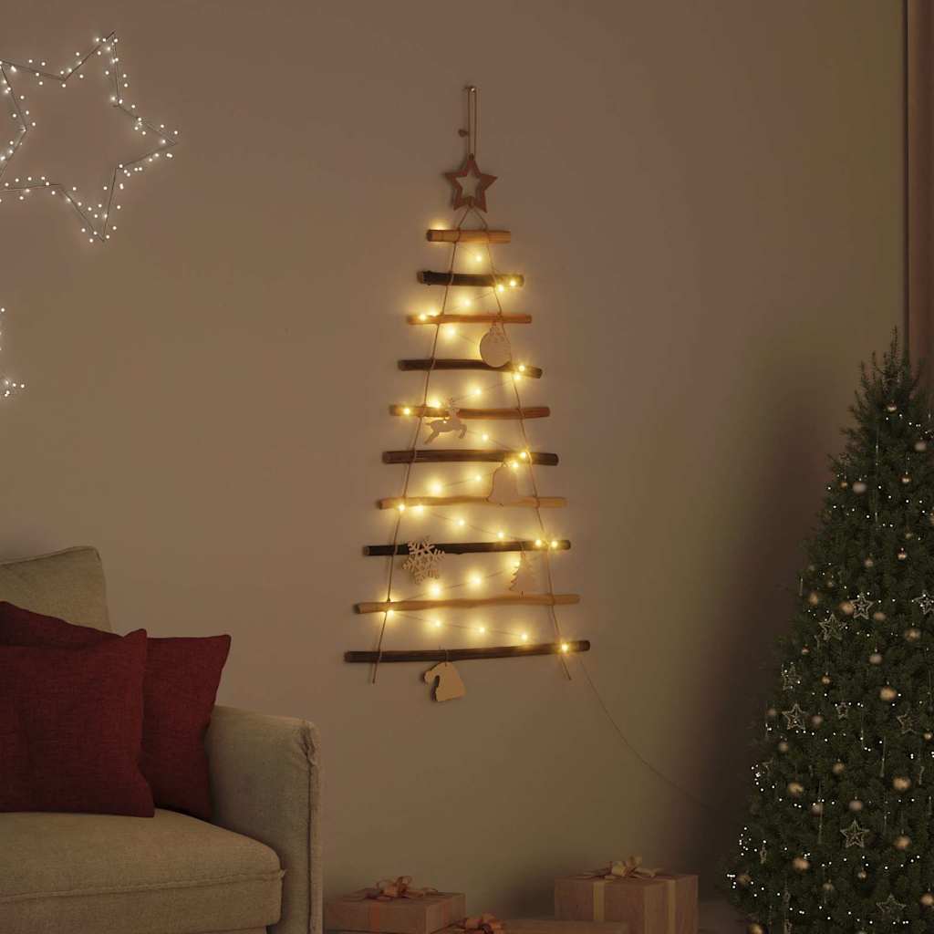 vidaXL Χριστουγεννιάτικο Δέντρο με 30 LED Φυσικό 90 cm ξύλο φράξου