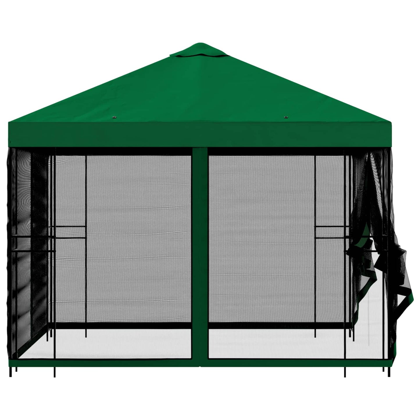 vidaXL Κήπος Γκαζebo με Πλευρικά Τοίχους 3 x 3 m Πράσινο