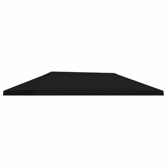 vidaXL Κάλυψη Σκηνής Γκαζebo 6 x 3 m Μαύρο Πολυεστέρας 190