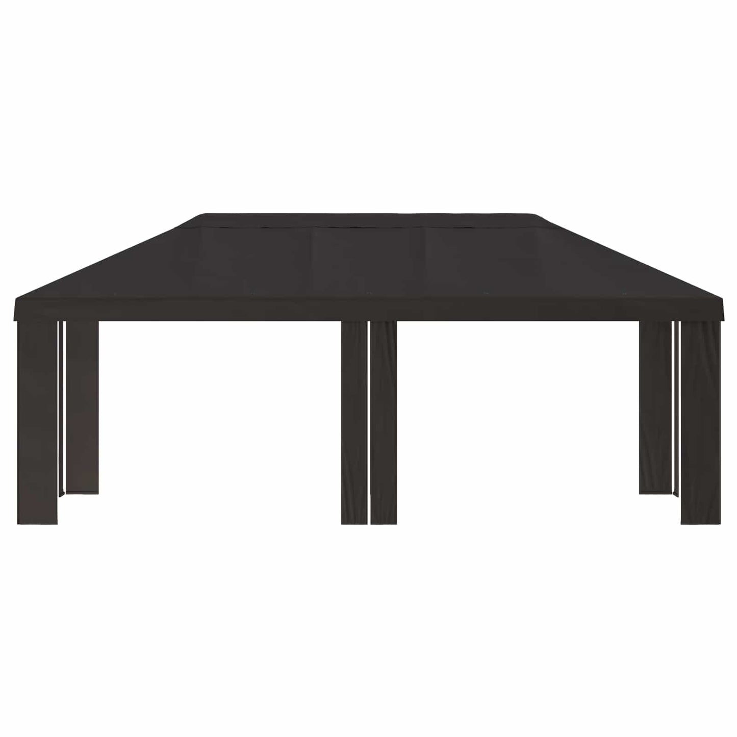vidaXL Κάλυμμα Γκαζebo 6 x 3 m Ανθρακί Πολυεστέρας 190 gsm
