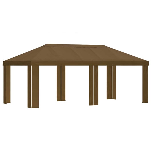 vidaXL Κάλυμμα Γκαζebo 6 x 3 m Taupe Πολυεστέρας 190 gsm