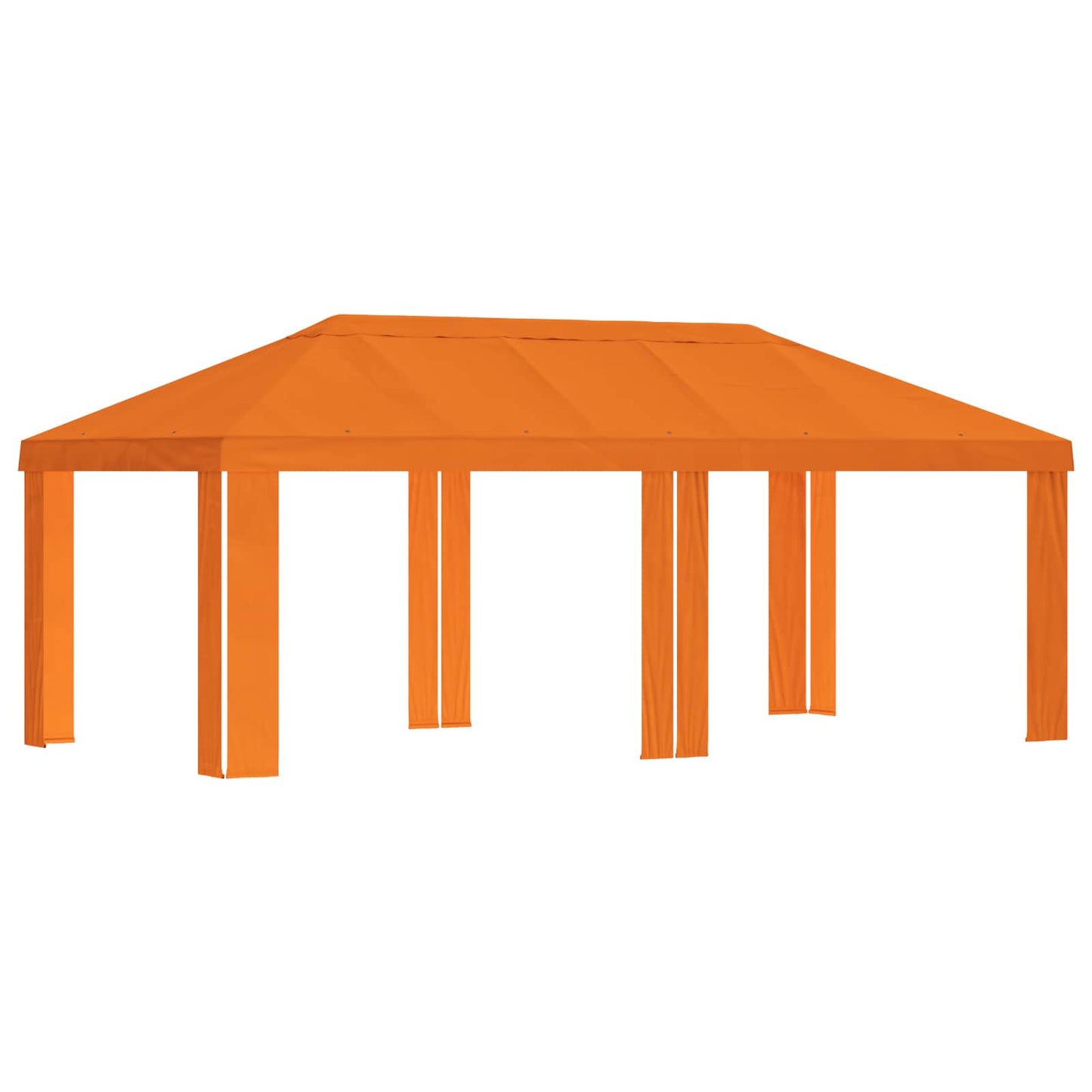 vidaXL Κάλυμμα Γκαζebo 6 x 3 m Πορτοκαλί Πολυεστέρας 190 gsm