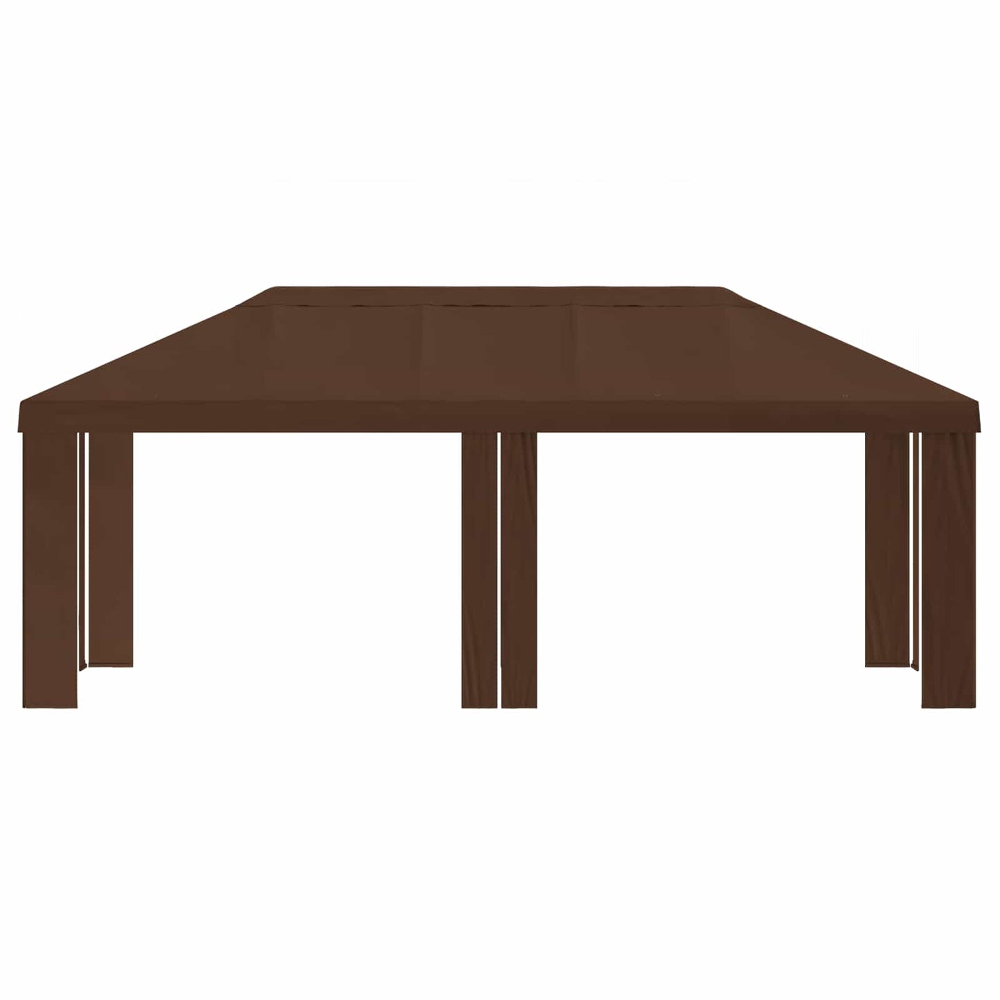vidaXL Κάλυμμα Γκαζebo 6 x 3 m Καφέ Πολυεστέρας 190 gsm