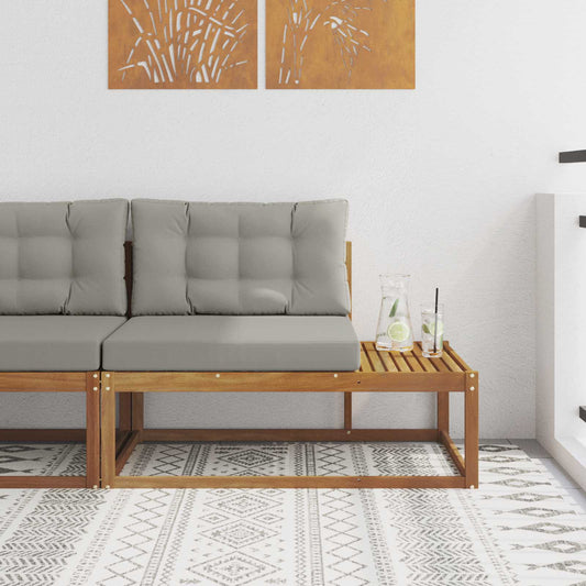 vidaXL Εξωτερικός Τμηματικός Καναπές Φυσικό 115 x 83 x 73 εκ