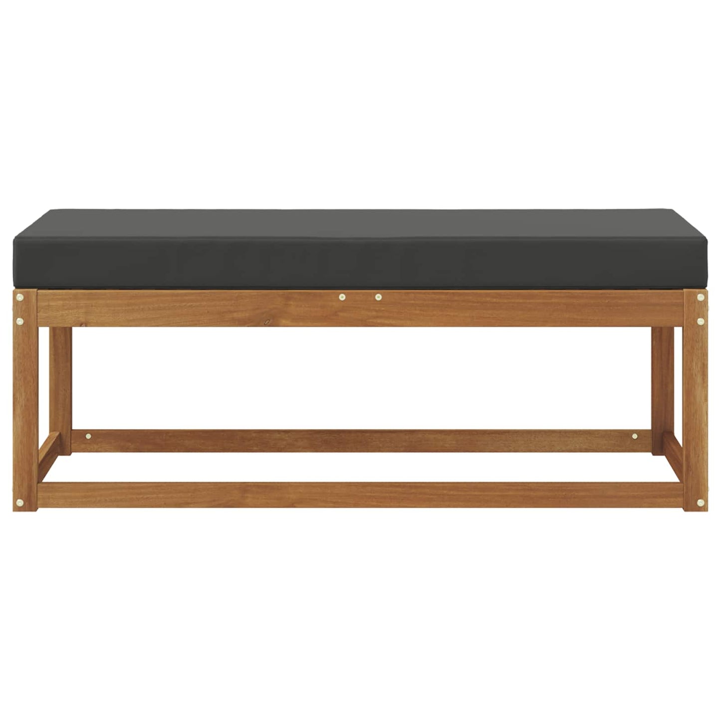 vidaXL Εξωτερικό Σκαμπό Φυσικό και Ανθρακί 115 x 43 x 45 εκ