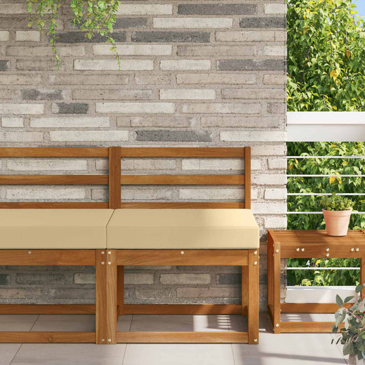 vidaXL Μαξιλάρι Καναπέ Εξωτερικού Χώρου Μπεζ 60 x 60 x 8 εκ.