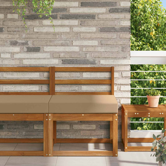 vidaXL Μαξιλάρι Καναπέ Εξωτερικού Χώρου Taupe 60 x 60 x 8 εκ.