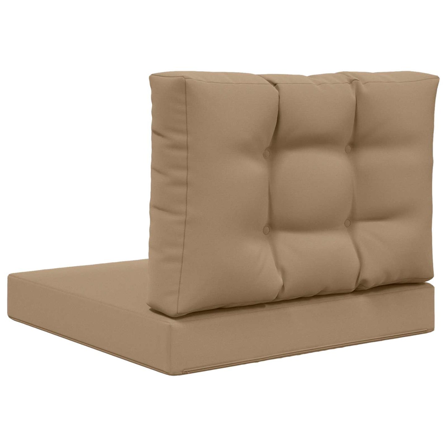 vidaXL Μαξιλάρι Καναπέ Εξωτερικού Χώρου 2 pcs Taupe Πολυεστέρας