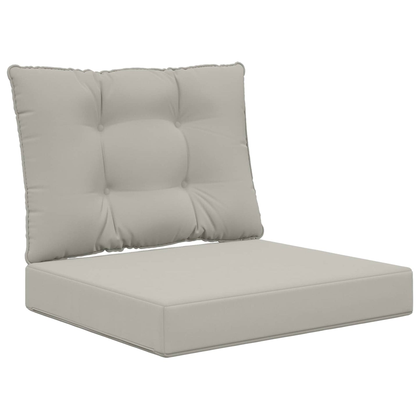 vidaXL Μαξιλάρι Καναπέ Εξωτερικού Χώρου 2 pcs Γκρι Πολυεστέρας