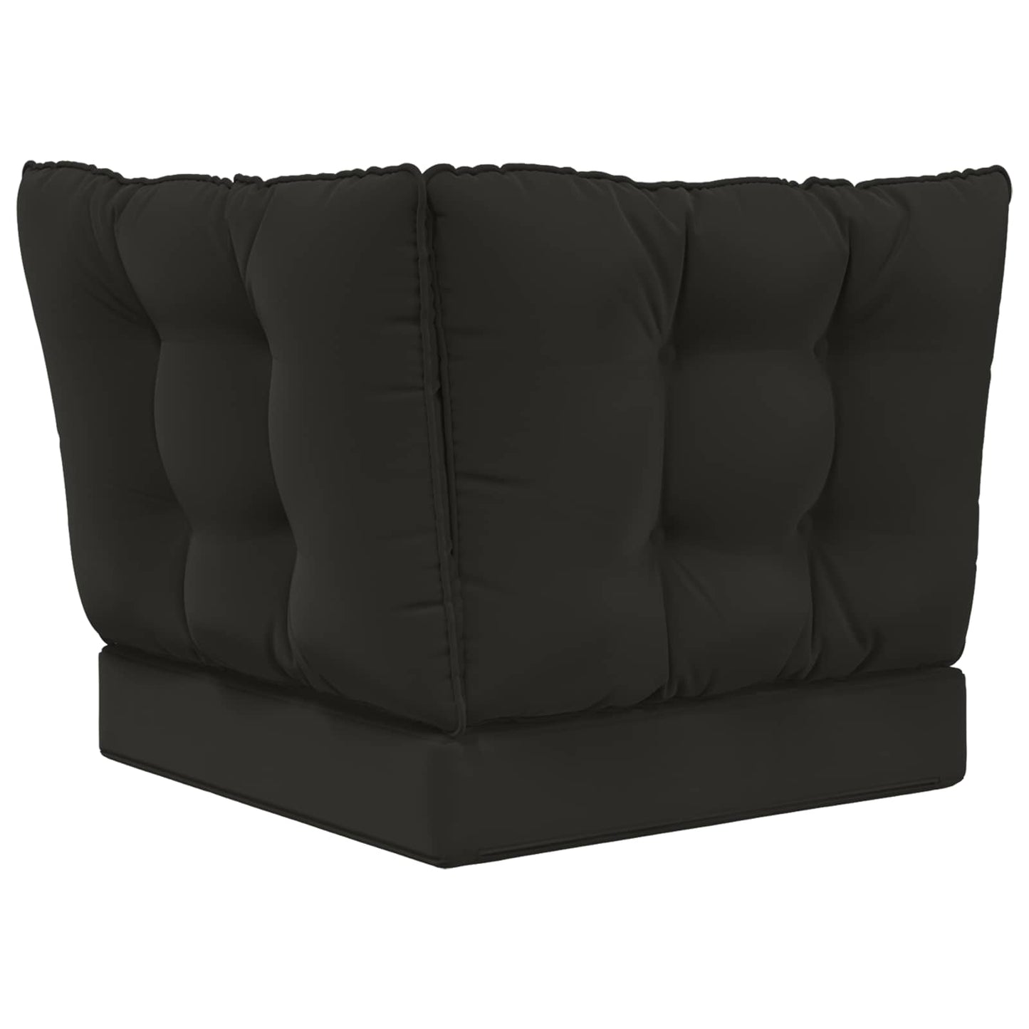 vidaXL Μαξιλάρι Καναπέ Εξωτερικού Χώρου 3 pcs Μαύρο Πολυεστέρας