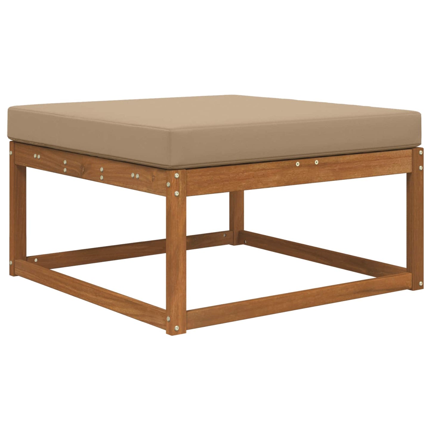 vidaXL Μαξιλάρι Καναπέ Εξωτερικού Χώρου Taupe 80 x 80 x 8 εκ
