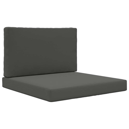 vidaXL Μαξιλάρι Καναπέ Εξωτερικού Χώρου 2 pcs Ανθρακί Πολυεστέρας