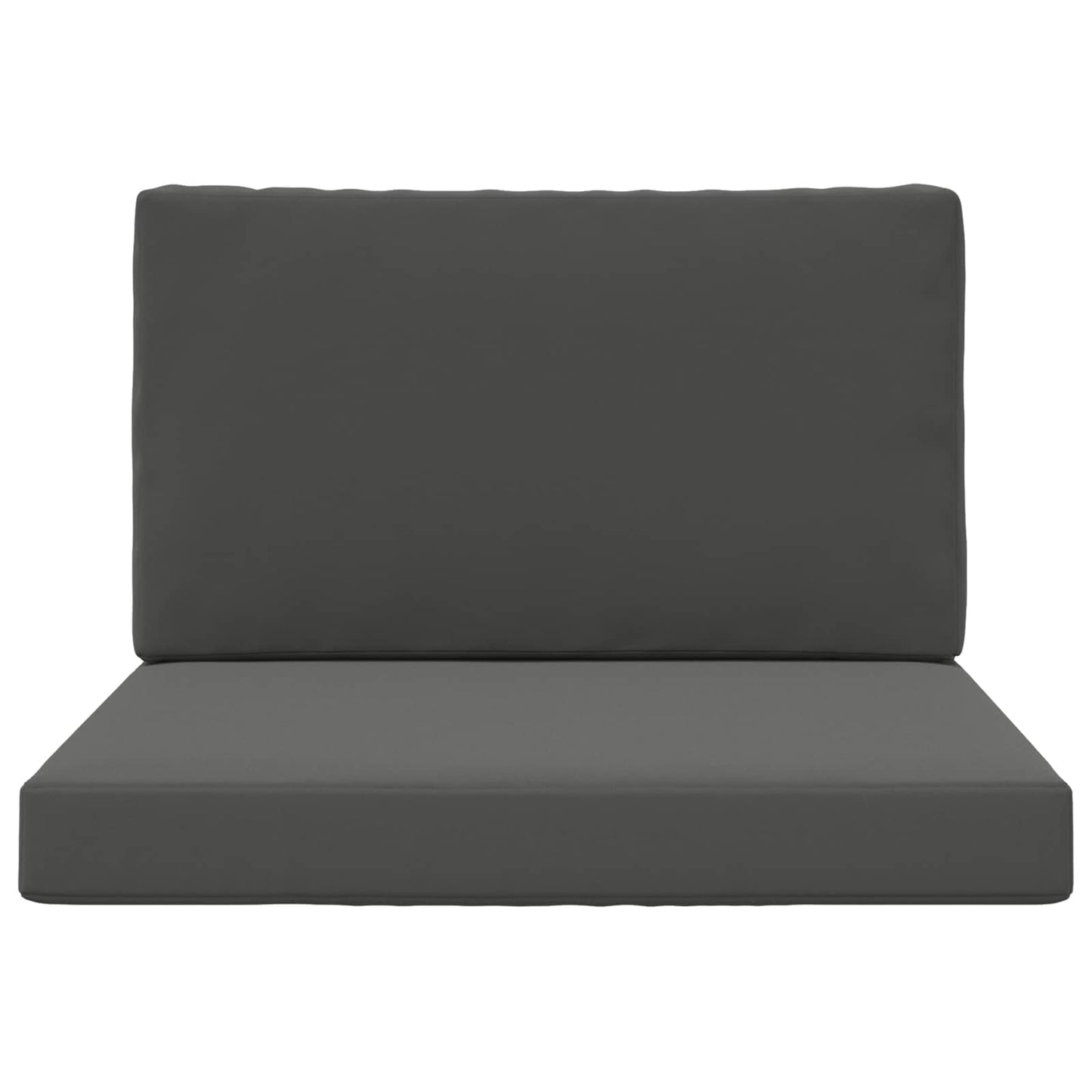 vidaXL Μαξιλάρι Καναπέ Εξωτερικού Χώρου 2 pcs Ανθρακί Πολυεστέρας
