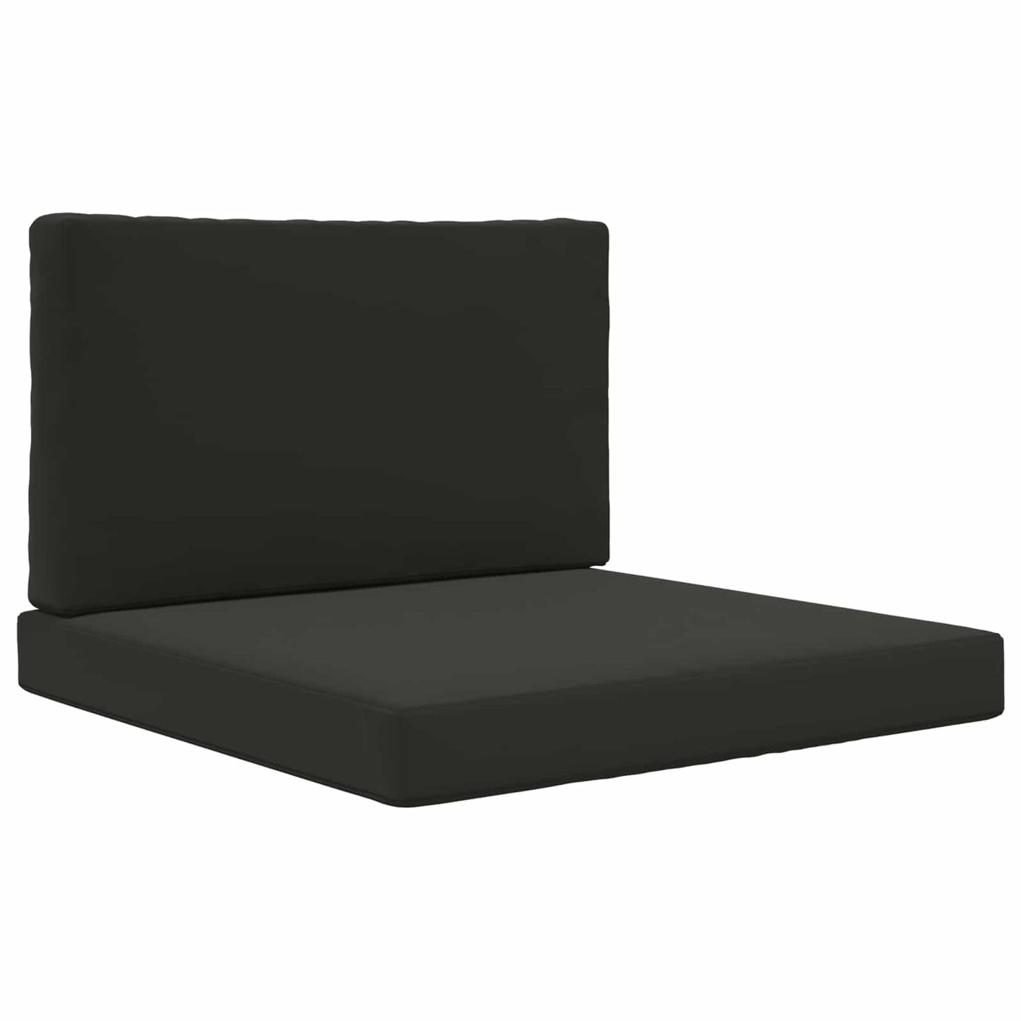 vidaXL Μαξιλάρι Καναπέ Εξωτερικού Χώρου 2 pcs Μαύρο Πολυεστέρας