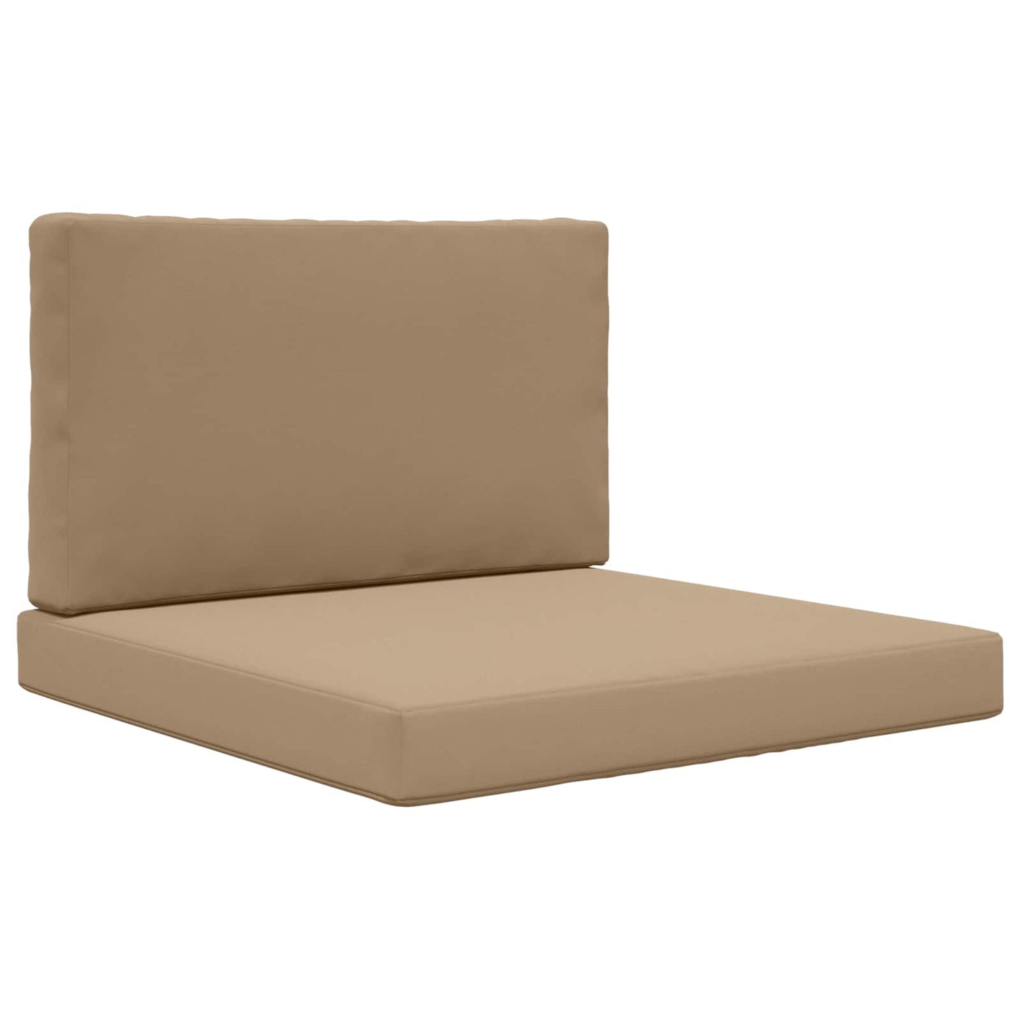 vidaXL Μαξιλάρι Καναπέ Εξωτερικού Χώρου 2 pcs Taupe Πολυεστέρας