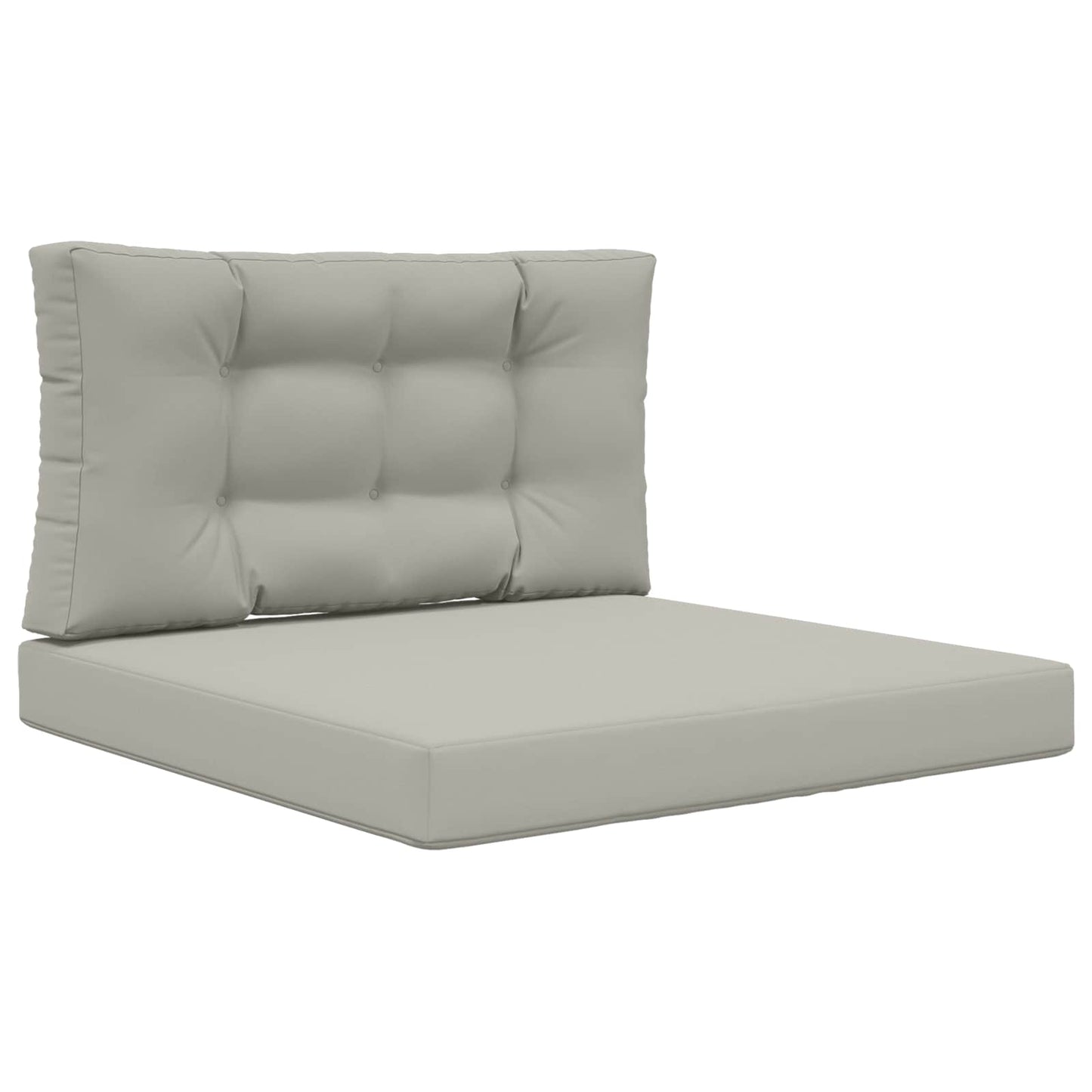 vidaXL Μαξιλάρι Καναπέ Εξωτερικού Χώρου 2 pcs Γκρι Πολυεστέρας