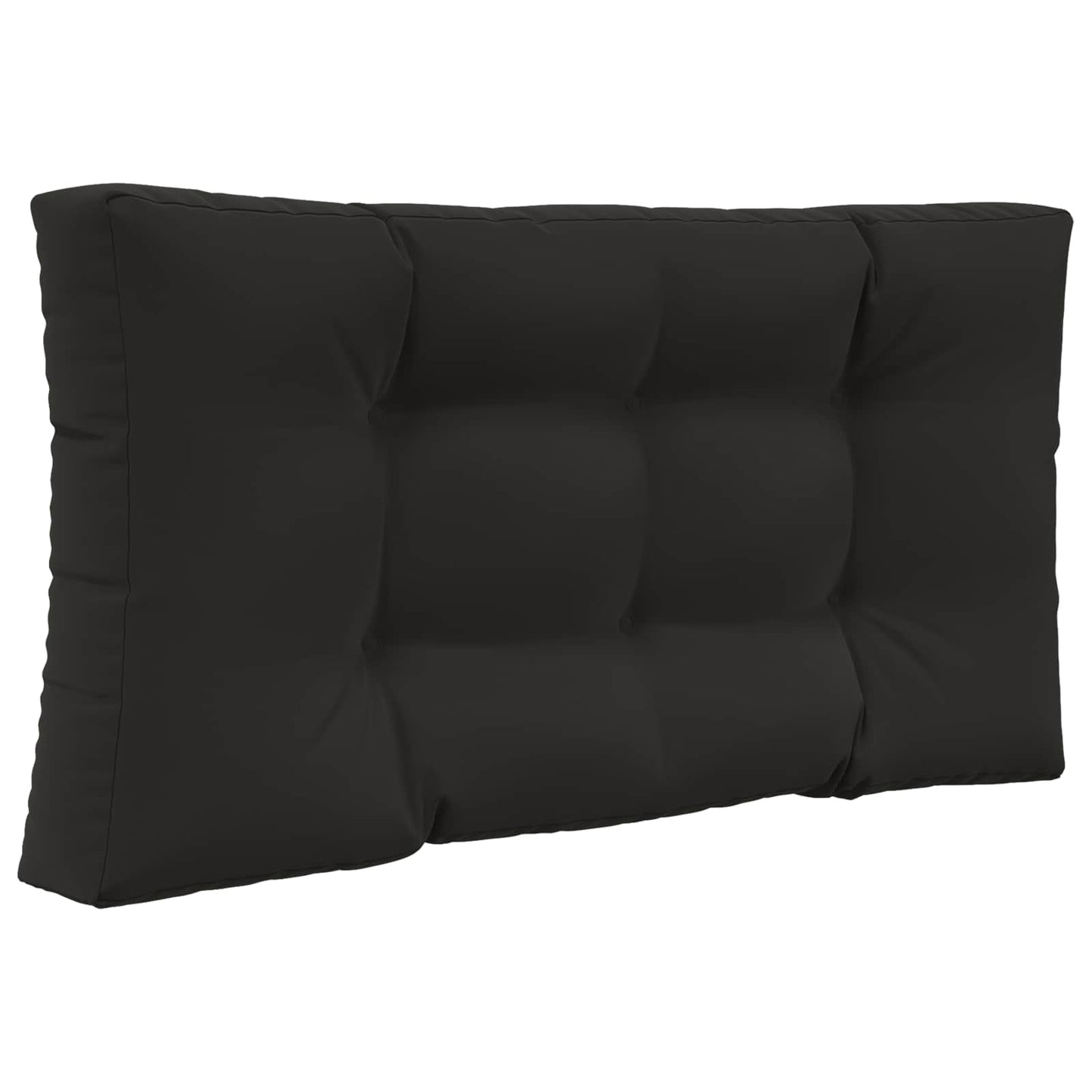 vidaXL Μαξιλάρι Καναπέ Εξωτερικού Χώρου 2 pcs Μαύρο Πολυεστέρας