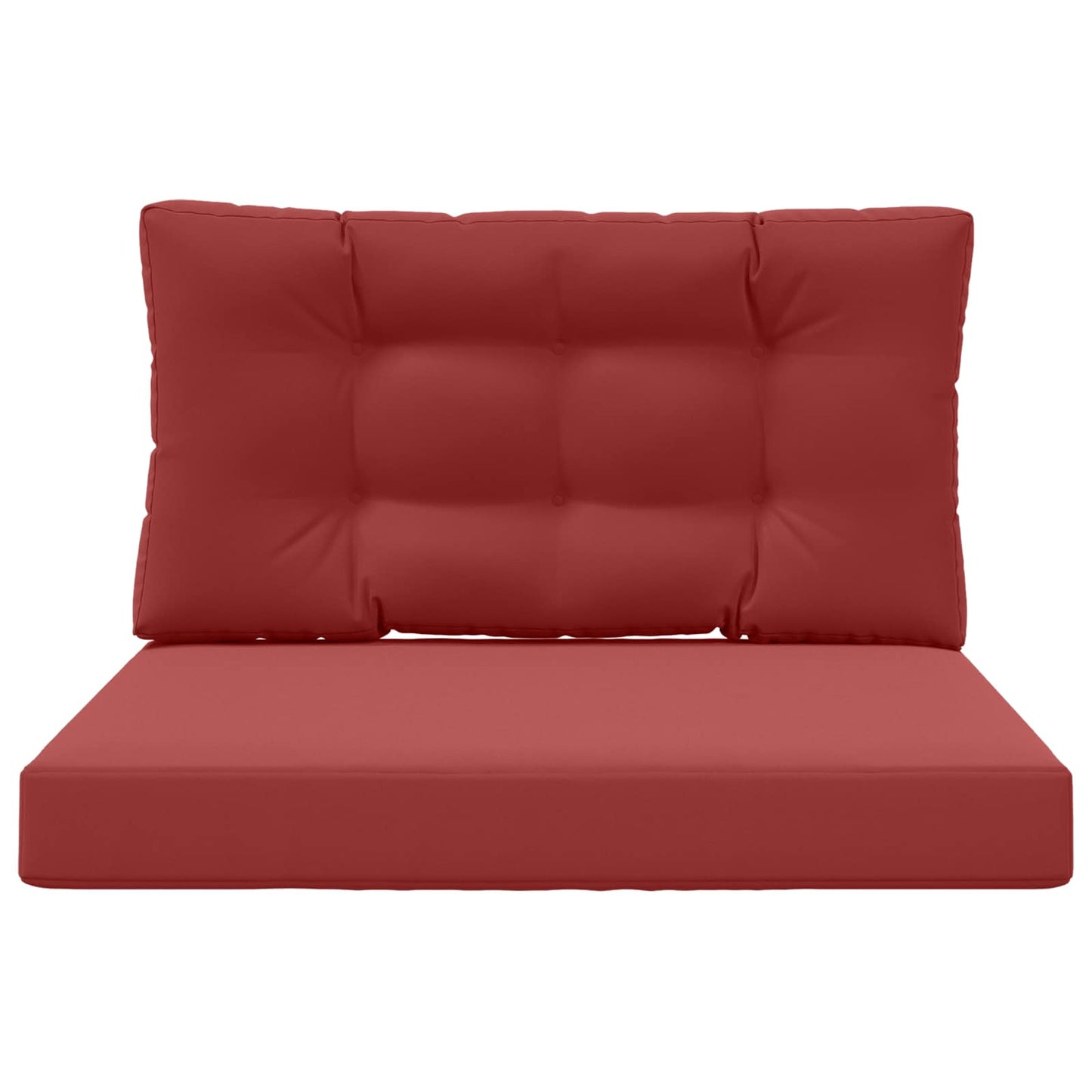 vidaXL Μαξιλάρι Καναπέ Εξωτερικού Χώρου 2 pcs Μπορντό Πολυεστέρας
