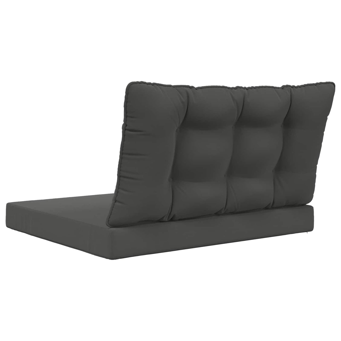 vidaXL Μαξιλάρι Καναπέ Εξωτερικού Χώρου 2 pcs Ανθρακί Πολυεστέρας