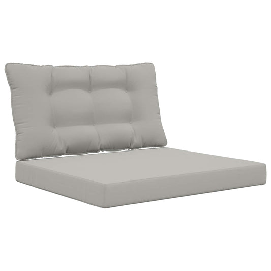 vidaXL Μαξιλάρι Καναπέ Εξωτερικού Χώρου 2 pcs Γκρι Πολυεστέρας
