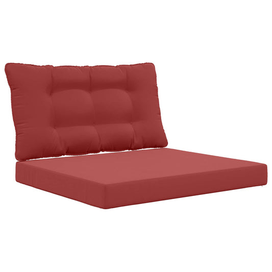 vidaXL Μαξιλάρι Καναπέ Εξωτερικού Χώρου 2 pcs Μπορντό Πολυεστέρας