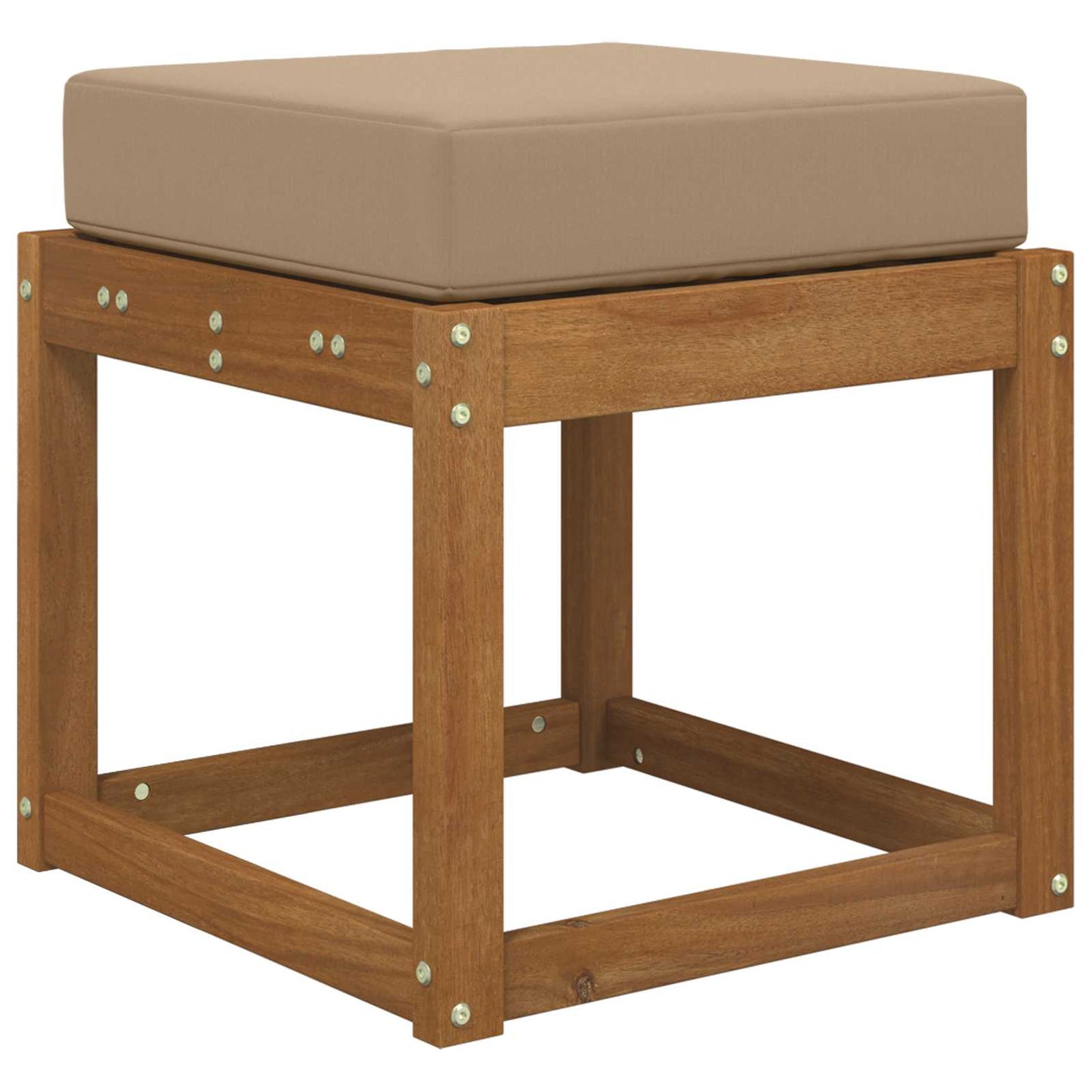 vidaXL Μαξιλάρι Καθίσματος Εξωτερικού Χώρου Taupe 40 x 40 x 8 εκ.