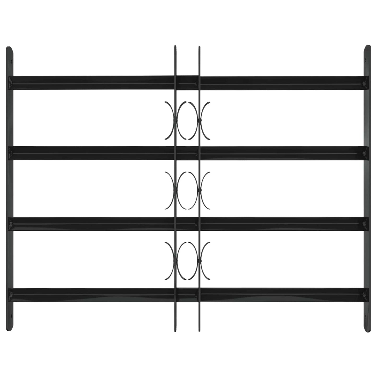 vidaXL Γρίλια Παραθύρου Μαύρο 75.5 x 60 εκ