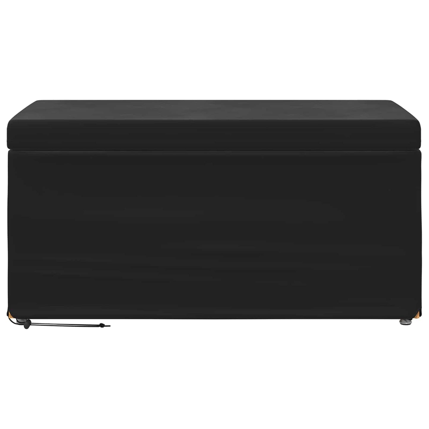 vidaXL Σκαμνί Μαύρο 81 x 41 x 40 cm Βελούδο και Μηχανικά Ξύλα
