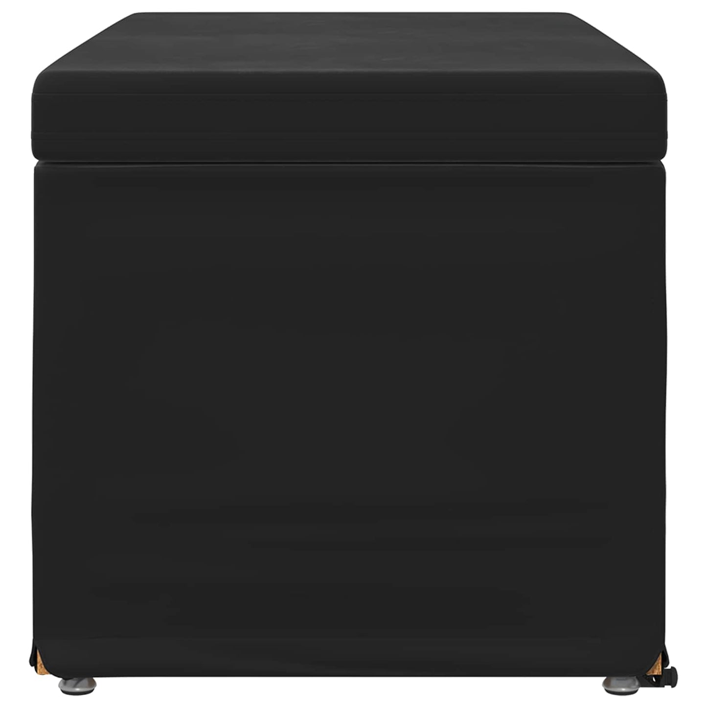 vidaXL Σκαμνί Μαύρο 81 x 41 x 40 cm Βελούδο και Μηχανικά Ξύλα