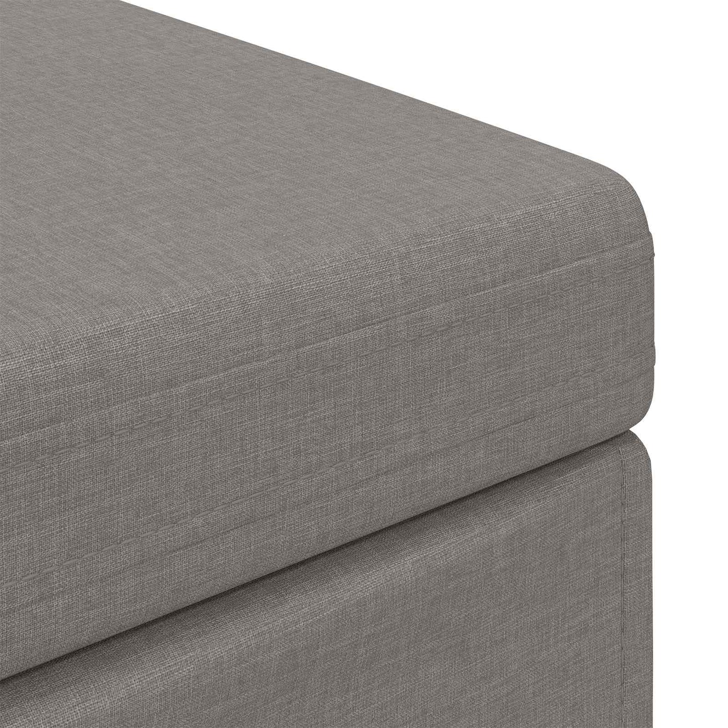 vidaXL Σκαμνί Taupe 101 x 41 x 40 εκ Ύφασμα και Επεξεργασμένο Ξύλο