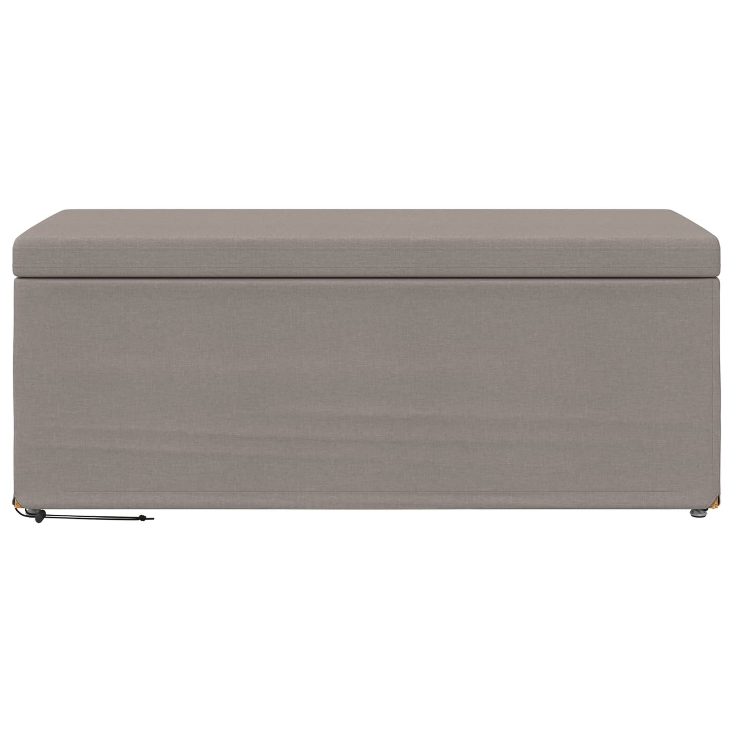 vidaXL Σκαμνί Taupe 101 x 41 x 40 εκ Ύφασμα και Επεξεργασμένο Ξύλο