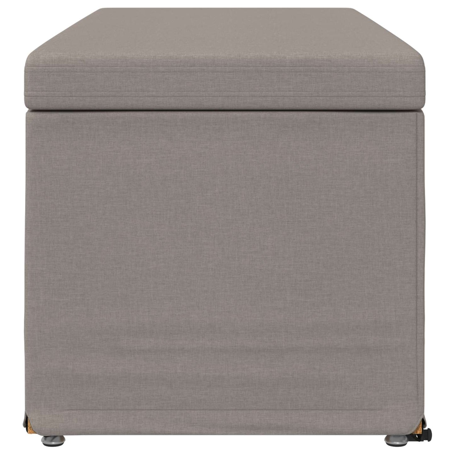 vidaXL Σκαμνί Taupe 101 x 41 x 40 εκ Ύφασμα και Επεξεργασμένο Ξύλο