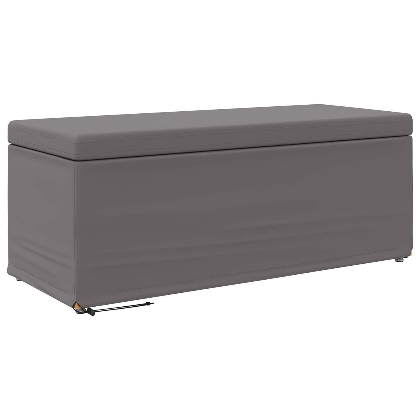 vidaXL Σκαμνί Γκρι 101 x 41 x 40 εκ Ψεύτικο Δέρμα και Μηχανικά Ξύλα