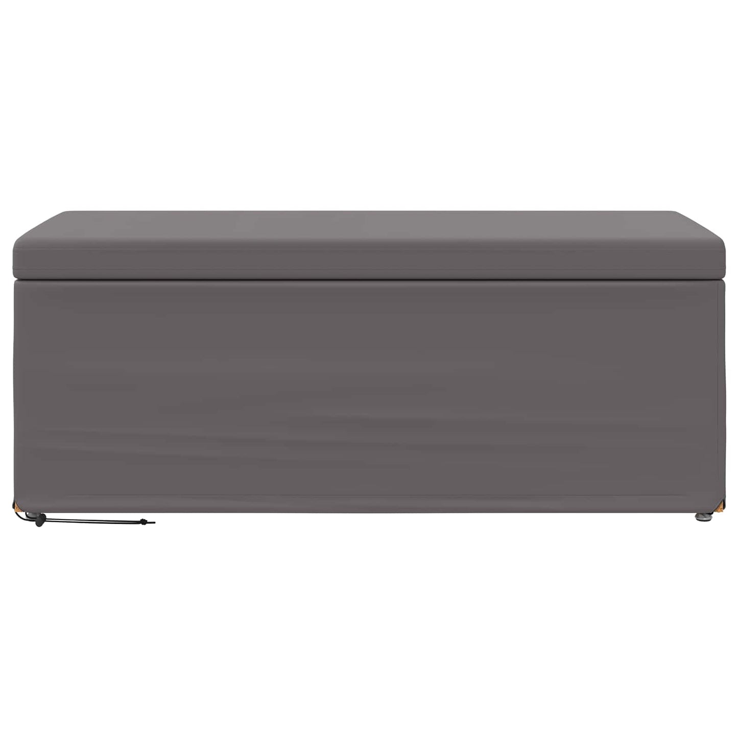 vidaXL Σκαμνί Γκρι 101 x 41 x 40 εκ Ψεύτικο Δέρμα και Μηχανικά Ξύλα