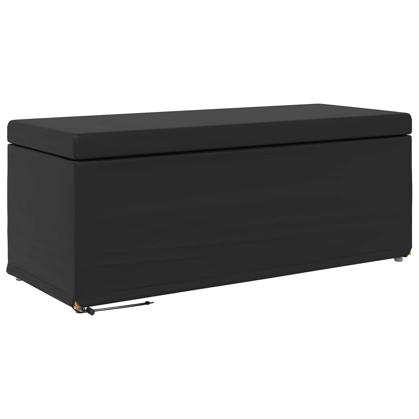 vidaXL Σκαμνί Μαύρο 101 x 41 x 40 εκ Ψεύτικο Δέρμα και Μηχανικά Ξύλα