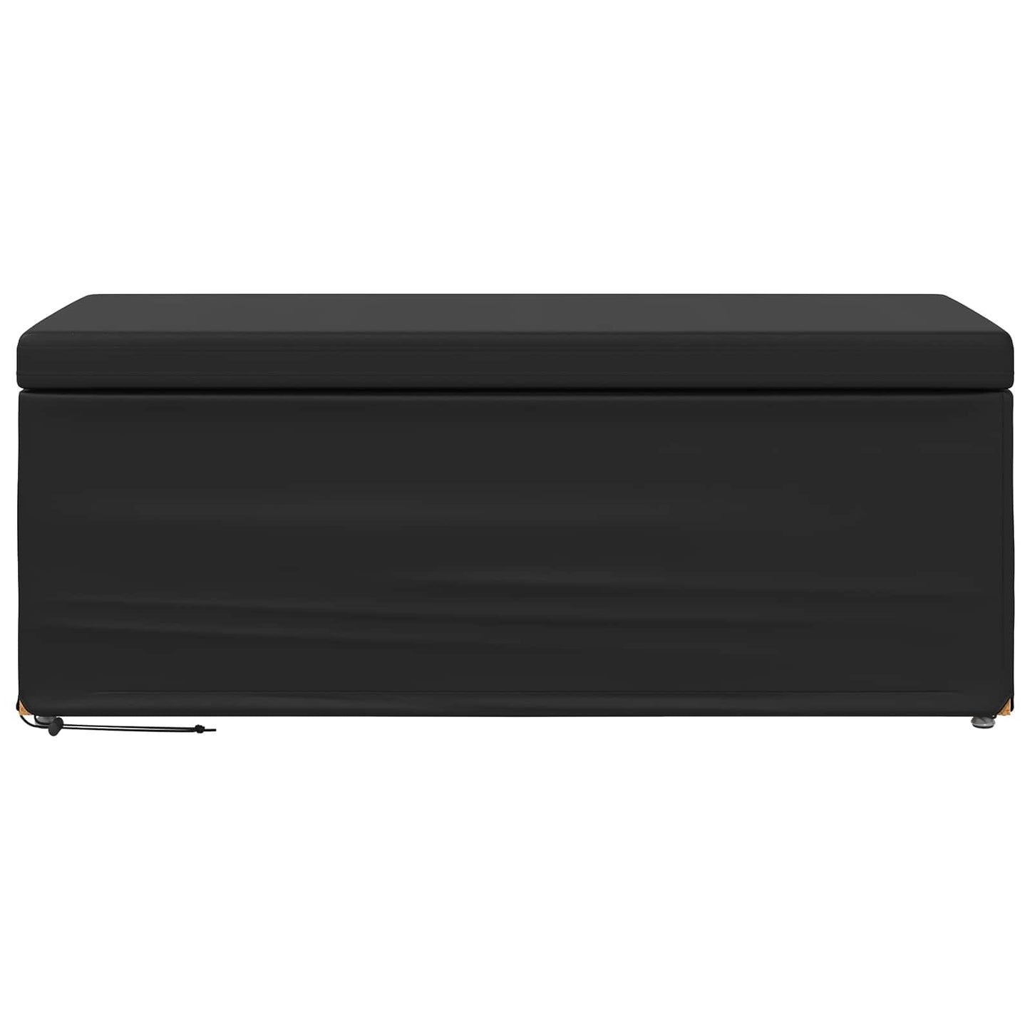 vidaXL Σκαμνί Μαύρο 101 x 41 x 40 εκ Ψεύτικο Δέρμα και Μηχανικά Ξύλα